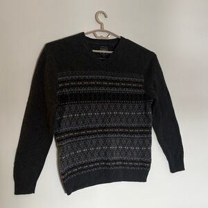 Grey Wool Hudson North Sweater Size Large